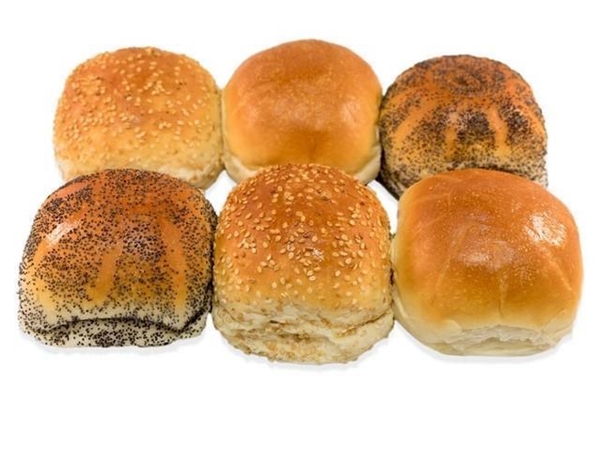 Witte bolletjes gesorteerd per 6