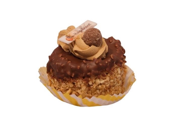 Hazelnoot-schuimgebakje